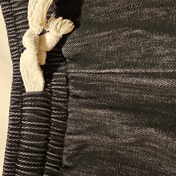 Denim Drawstring Women's Shorts - Picture 8 of 8